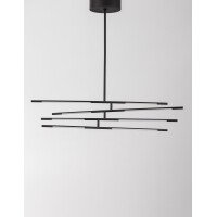 Nova Luce 9180780 Raccio LED Pendelleuchte Schwarz 4