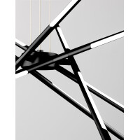 Nova Luce 9180783 Raccio LED Pendelleuchte Schwarz 4