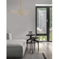 Nova Luce 9180781 Raccio LED Pendelleuchte Messing Gold 2
