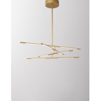 Nova Luce 9180781 Raccio LED Pendelleuchte Messing Gold 3
