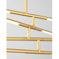 Nova Luce 9180781 Raccio LED Pendelleuchte Messing Gold 5
