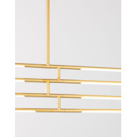 Nova Luce 9180781 Raccio LED Pendelleuchte Messing Gold 6