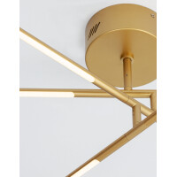 Nova Luce 9180762 Raccio LED Deckenleuchte Messing Gold 3