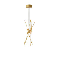 Nova Luce 9180782 Raccio LED Pendelleuchte Messing Gold 3