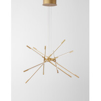 Nova Luce 9180782 Raccio LED Pendelleuchte Messing Gold 4