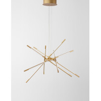 Nova Luce 9180782 Raccio LED Pendelleuchte Messing Gold 5