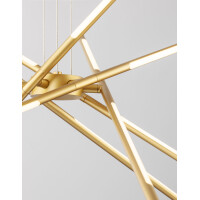 Nova Luce 9180782 Raccio LED Pendelleuchte Messing Gold 7