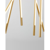 Nova Luce 9180782 Raccio LED Pendelleuchte Messing Gold 8
