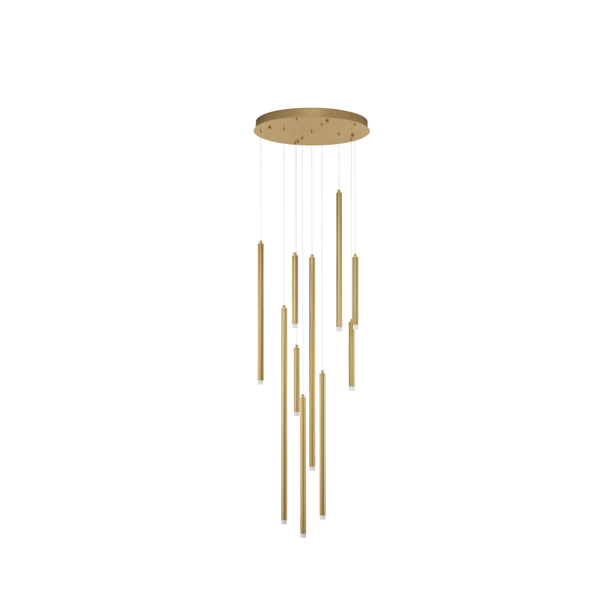 Nova Luce 9287940 Trimle LED Pendelleuchte Gold gebürstet