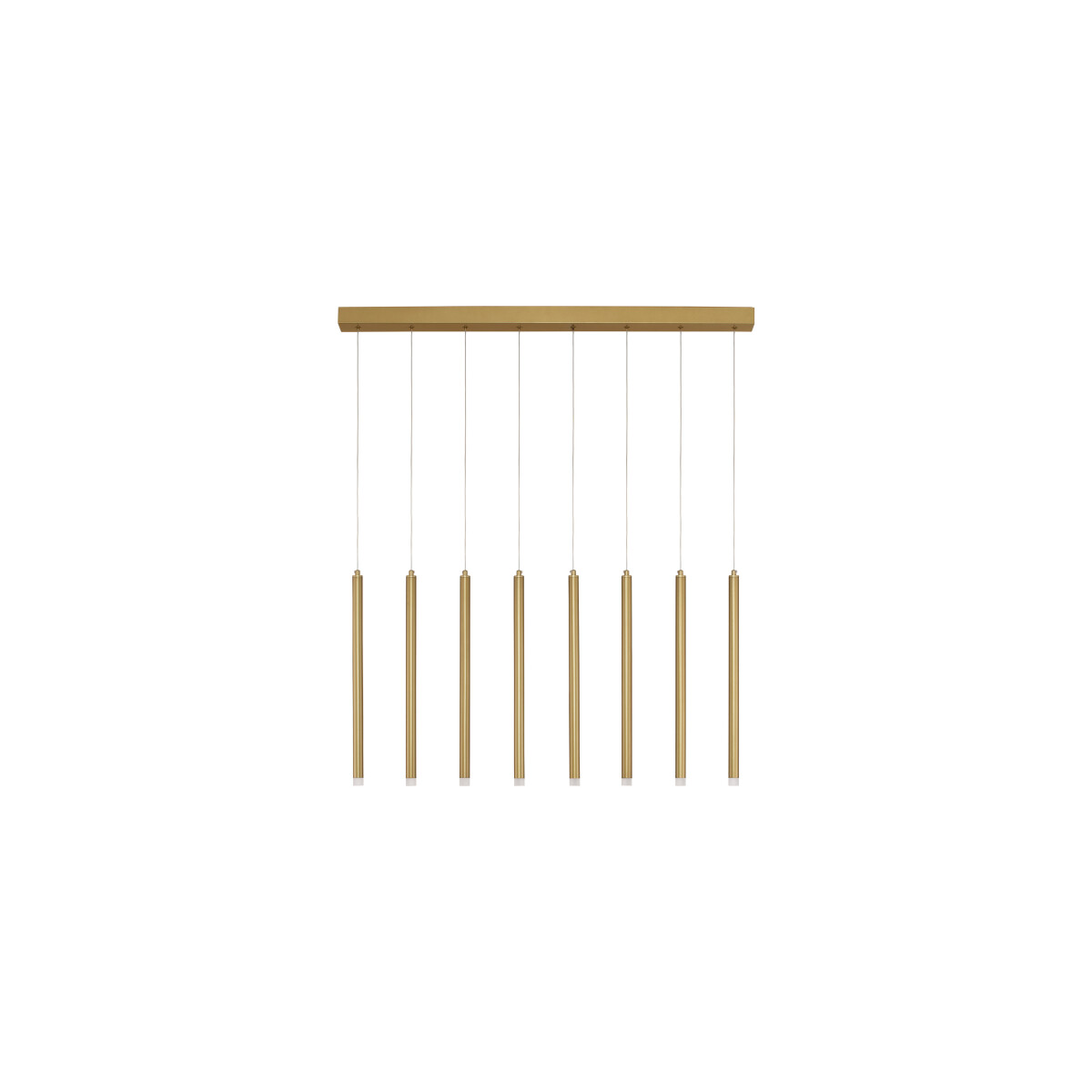 Nova Luce 9287930 Trimle LED Pendelleuchte Gold gebürstet
