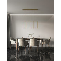 Nova Luce 9287930 Trimle LED Pendelleuchte Gold gebürst