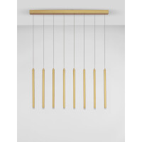 Nova Luce 9287930 Trimle LED Pendelleuchte Gold gebürst