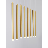 Nova Luce 9287930 Trimle LED Pendelleuchte Gold gebürst
