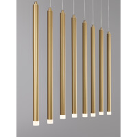 Nova Luce 9287930 Trimle LED Pendelleuchte Gold gebürst