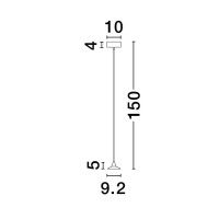 Nova Luce 9060221 Dro LED Pendelleuchte Weiß 7