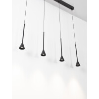 Nova Luce 9060218 Net LED Pendelleuchte Schwarz 4