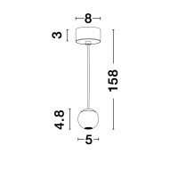 Nova Luce 9103212 Nocci LED Pendelleuchte Schwarz 7