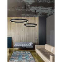 Nova Luce 9190840 Motif LED Pendelleuchte Schwarz 2