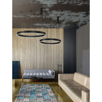 Nova Luce 9530212 Motif LED Pendelleuchte Schwarz 2