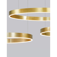 Nova Luce 9530206 Motif LED Pendelleuchte Messing Gold 5