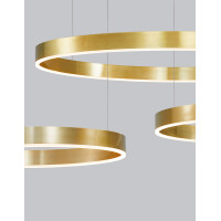 Nova Luce 9190648 Motif LED Pendelleuchte Messing Gold 5