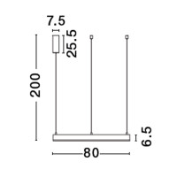 Nova Luce 9530210 Motif LED Pendelleuchte Weiß 7