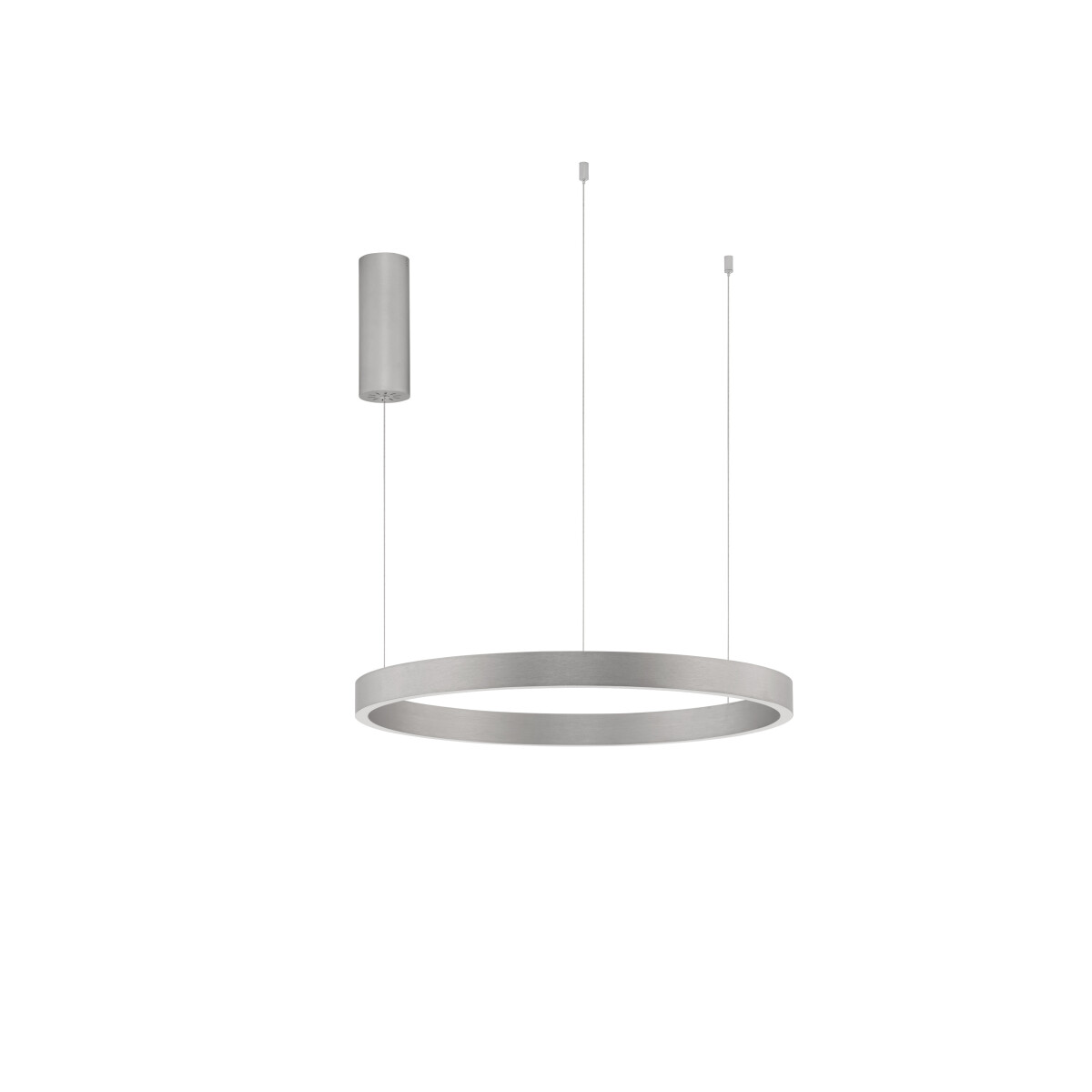 Nova Luce 9345662 Elowen LED Pendelleuchte Silber gebürstet