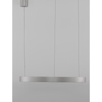 Nova Luce 9345662 Elowen LED Pendelleuchte Silber gebür