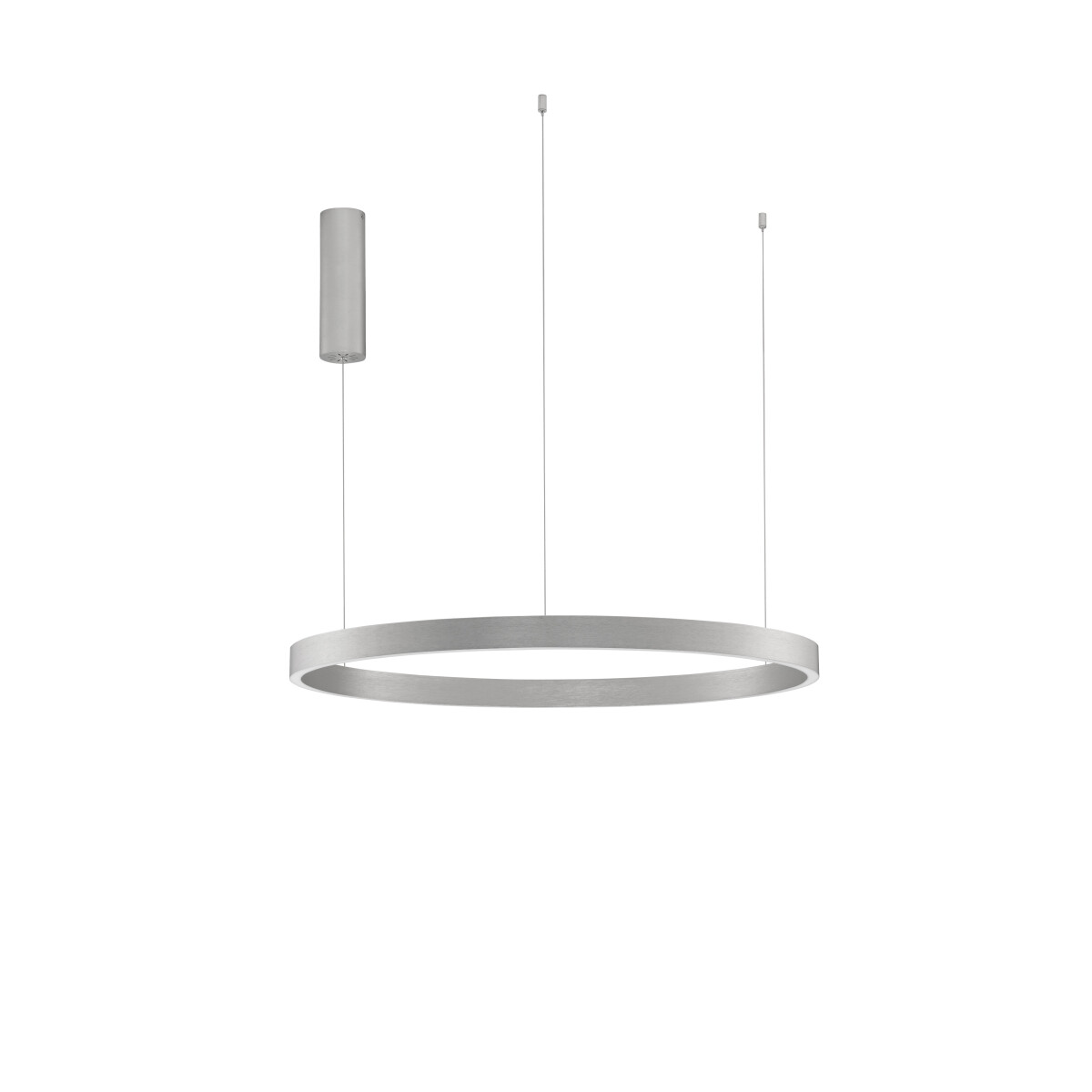 Nova Luce 9345666 Elowen LED Pendelleuchte Silber gebürstet