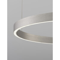Nova Luce 9345666 Elowen LED Pendelleuchte Silber gebür