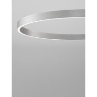 Nova Luce 9345666 Elowen LED Pendelleuchte Silber gebür