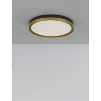 Nova Luce 9695236 Cantria LED Deckenleuchte Schwarz & Go
