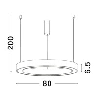 Nova Luce 9558604 Sting LED Pendelleuchte  Schwarz 6
