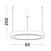 Nova Luce 9558605 Sting LED Pendelleuchte Bronze 7