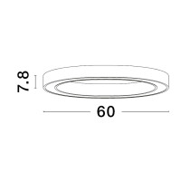 Nova Luce 9558620 Sting LED Deckenleuchte Bronze 6