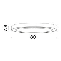 Nova Luce 9558650 Sting LED Deckenleuchte Bronze 7