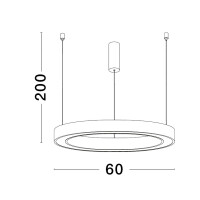Nova Luce 9558600 Sting LED Pendelleuchte  Weiß 6