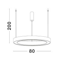 Nova Luce 9558603 Sting LED Pendelleuchte  Weiß 5