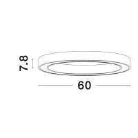 Nova Luce 9558609 Sting LED Deckenleuchte  Weiß 6