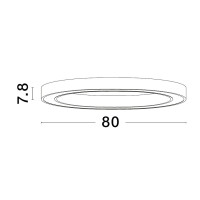 Nova Luce 9558630 Sting LED Deckenleuchte  Weiß 6