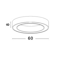 Nova Luce 9345632 Morbido LED Deckenleuchte  Weiß 7