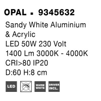 Nova Luce 9345632 Morbido LED Deckenleuchte  Weiß 8