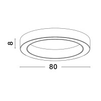 Nova Luce 9345635 Morbido LED Deckenleuchte  Weiß 8