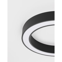 Nova Luce 9345633 Morbido LED Deckenleuchte  Schwarz 4