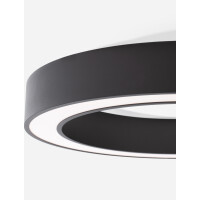 Nova Luce 9345633 Morbido LED Deckenleuchte  Schwarz 8