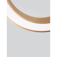 Nova Luce 9345634 Morbido LED Deckenleuchte Messing Gold 6