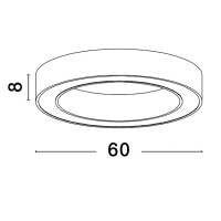 Nova Luce 9345634 Morbido LED Deckenleuchte Messing Gold 7
