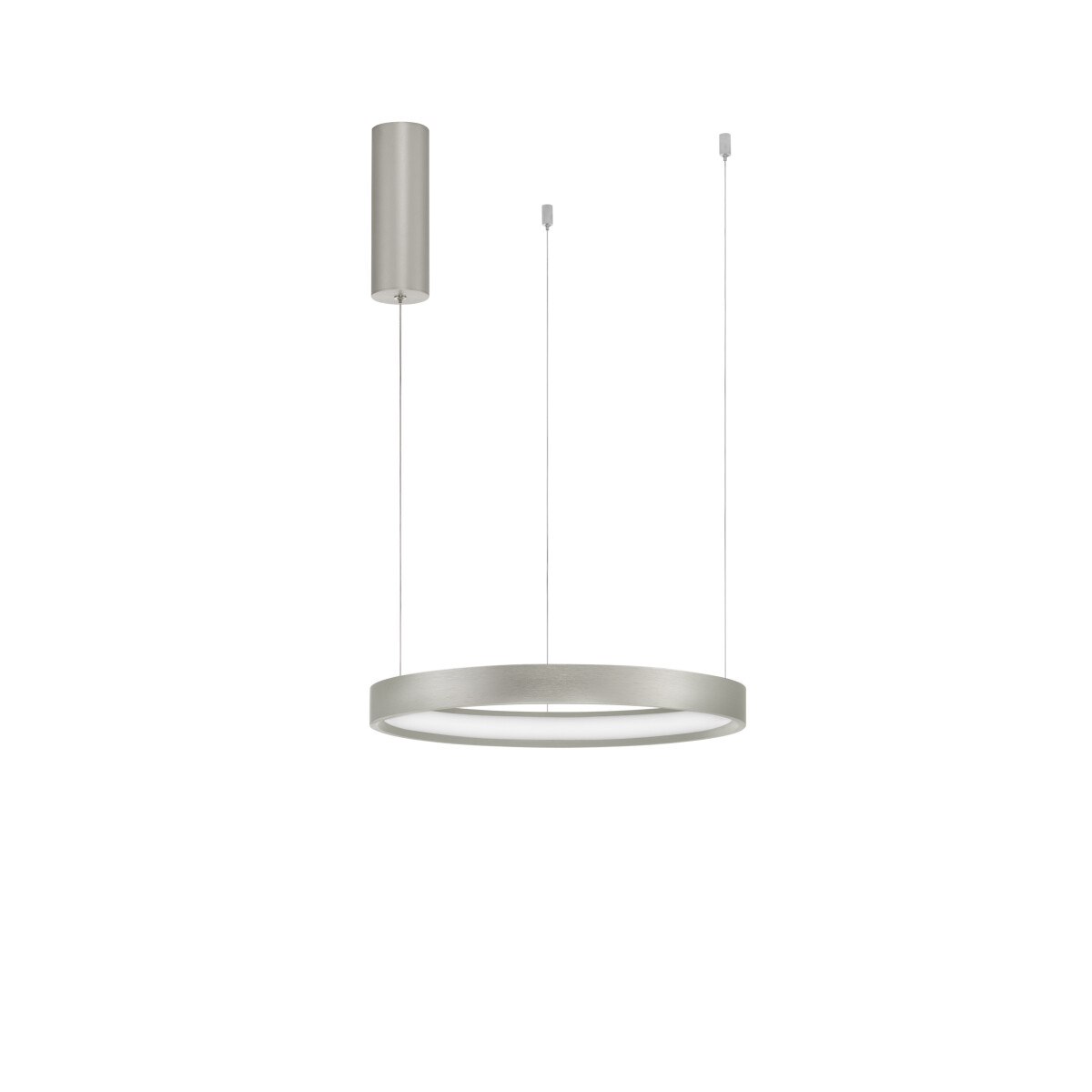 Nova Luce 9345614 Perrine LED Pendelleuchte Silber gebürstet