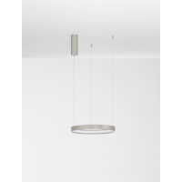 Nova Luce 9345614 Perrine LED Pendelleuchte Silber gebü