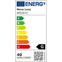 Nova Luce 9853674 Pertino LED Deckenleuchte  Schwarz 8
